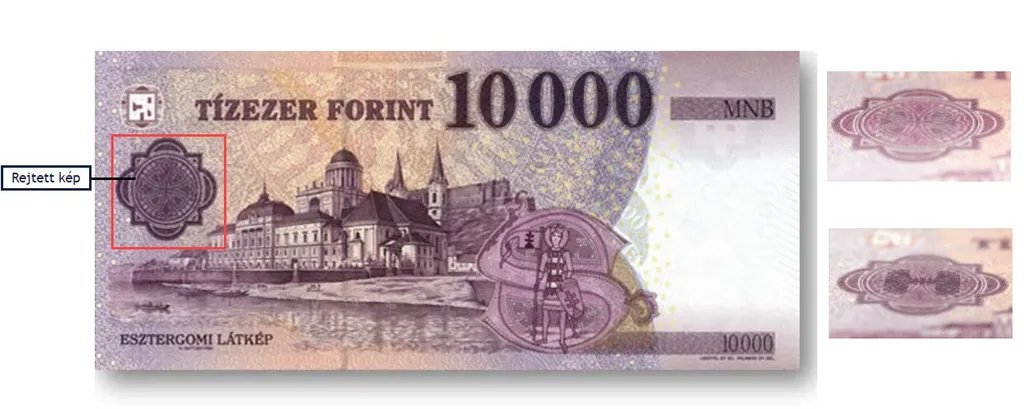 Magyar Nemzeti Bank, MNB, forint, bankjegy, biztonsági elem, címlet, 10 ezer forint 