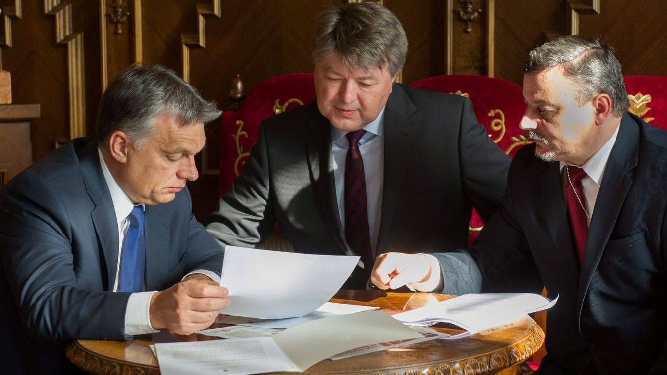 Orbán Viktor az MKP-Híd közös révkomáromi polgármester-jelöltjével és az MKP elnökével tárgyalt 