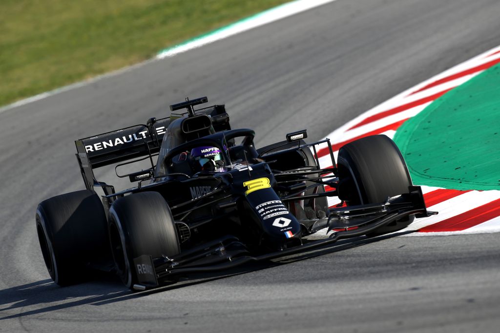 Forma-1, Daniel Ricciardo, Renault, Barcelona teszt 3. nap 