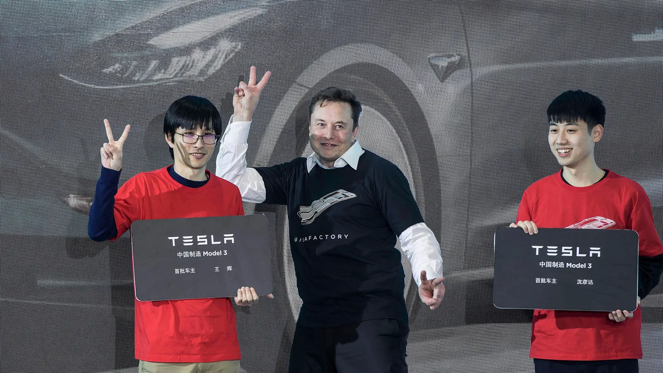 A Tesla kínai gyára 