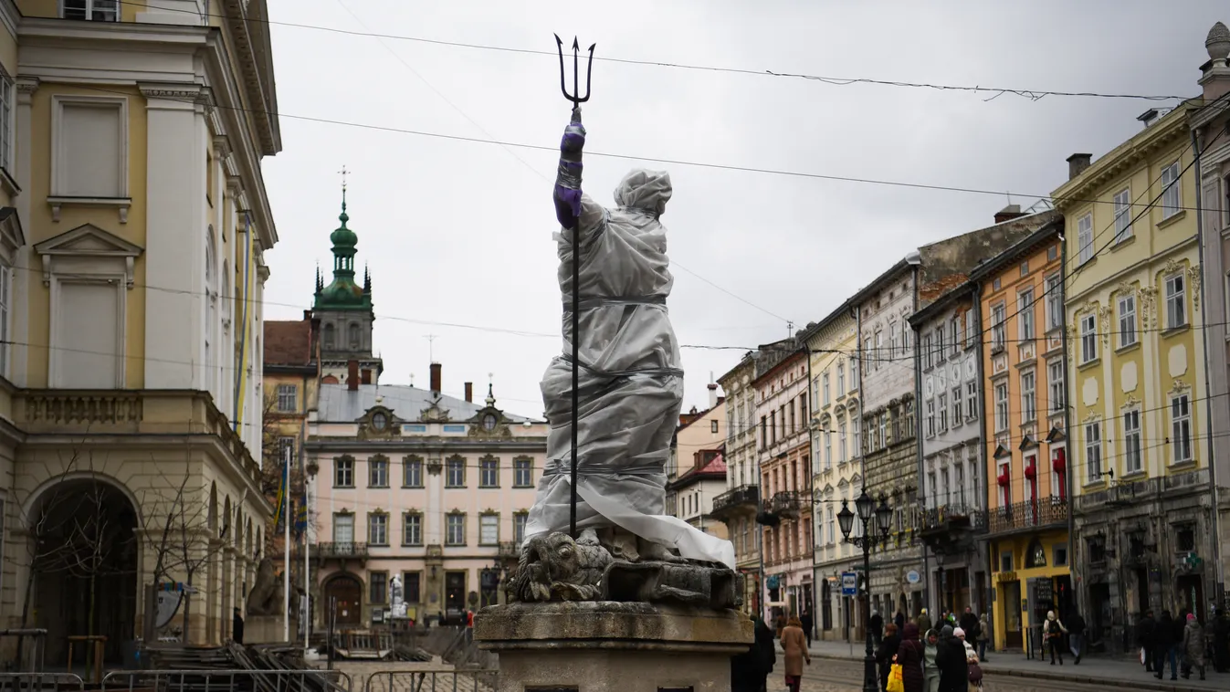 Ukrán válság 2022, orosz, ukrán, háború, Ukrajna, Lviv, művészeti alkotások menekítése, művészet, múzeum 