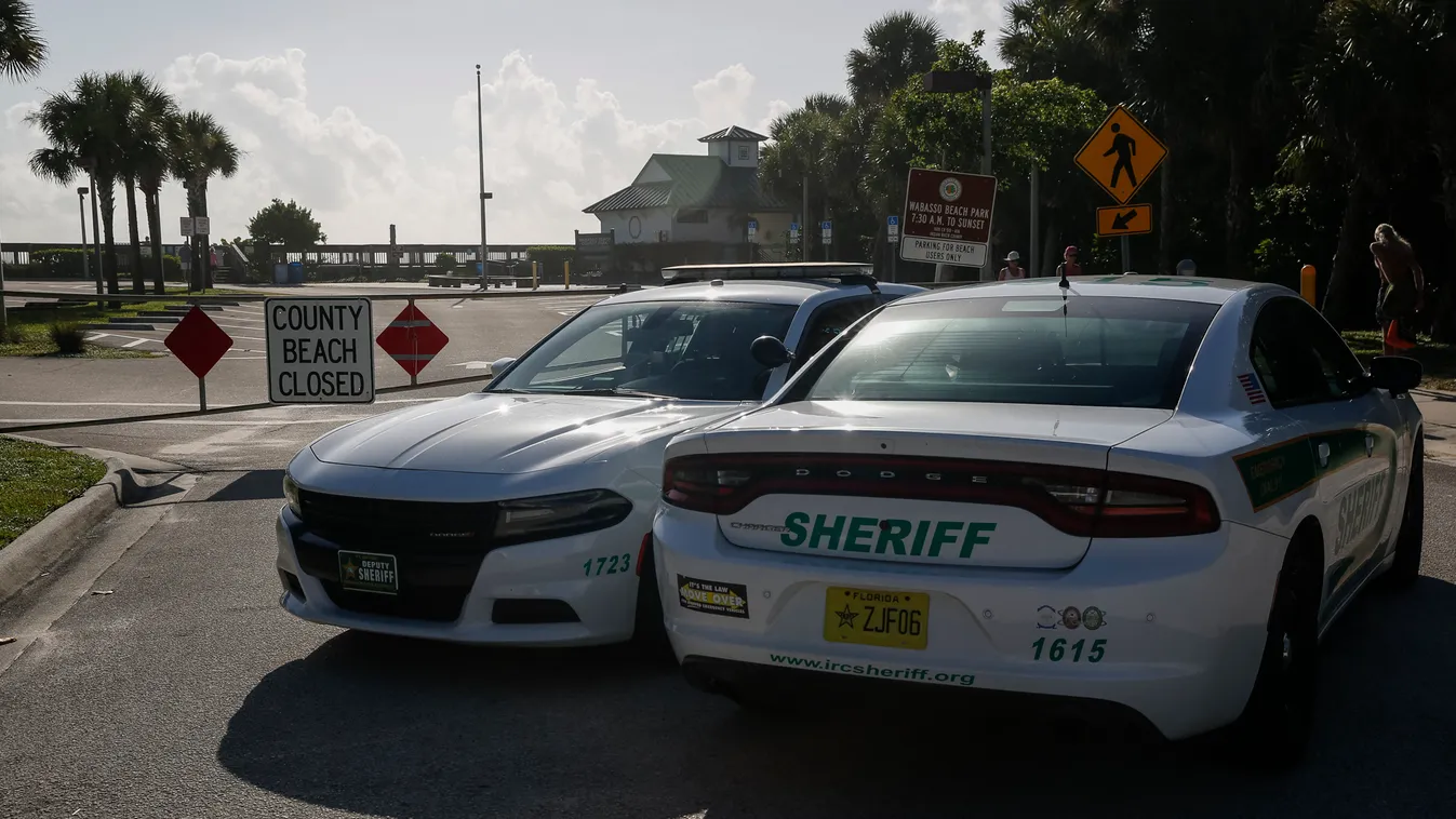 Horizontal ILLUSTRATION POLICE VEHICLE CYCLONE BEACH 