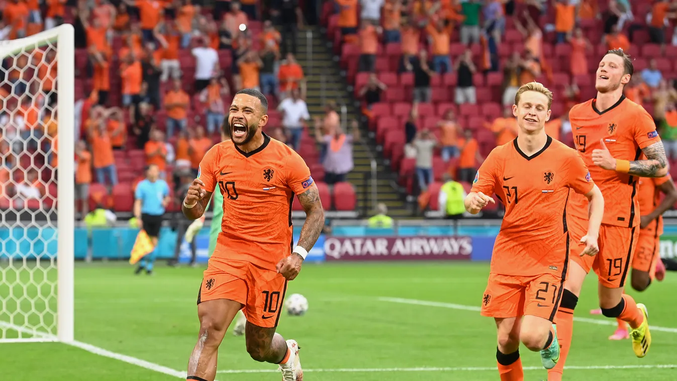 Hollandia - Ausztria, Foci EB, labdarúgó Európa-bajnokság, Euro 2020, labdarúgás, csoportkör, C csoport, Johan Cruijff Arena, Amszterdam, 2021.06.17. 