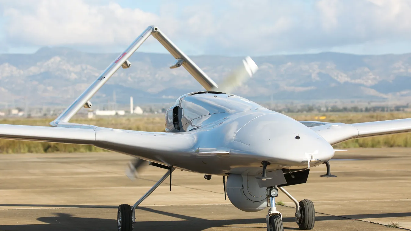 Turkey's first military drone lands in Northern Cyprus drone landing Northern Cyprus Horizontal TURKEY UAV 