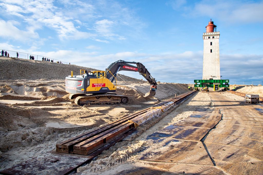 Rubjerg Knude, világítótorony, torony, dán, dánia 