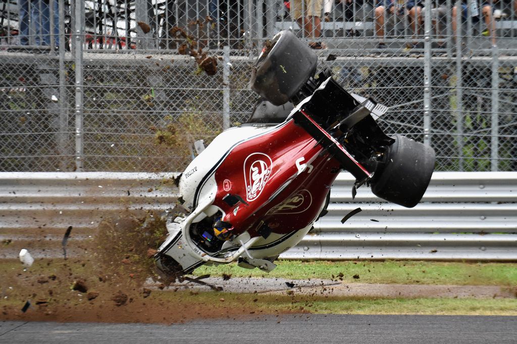 Forma-1, Marcus Ericsson baleset 