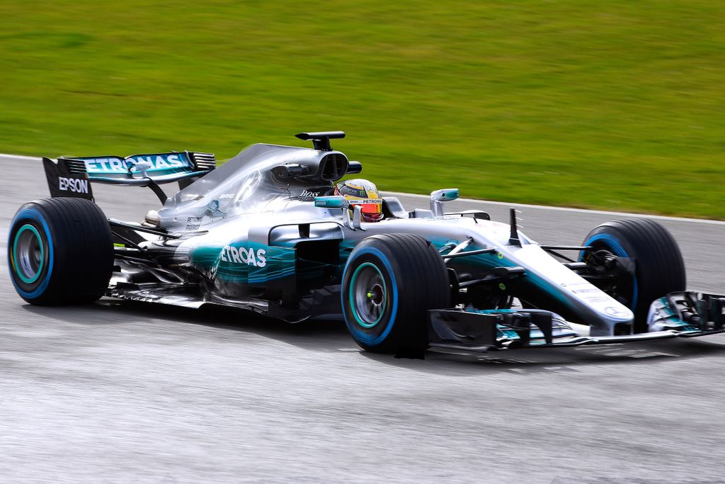 Forma-1, Lewis Hamilton, Mercedes W08, bemutató, teszt 