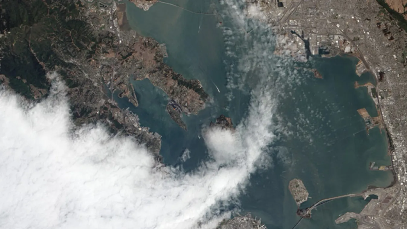 óceáni köd San Francisco fölött, ködképződés, 2012.08.16