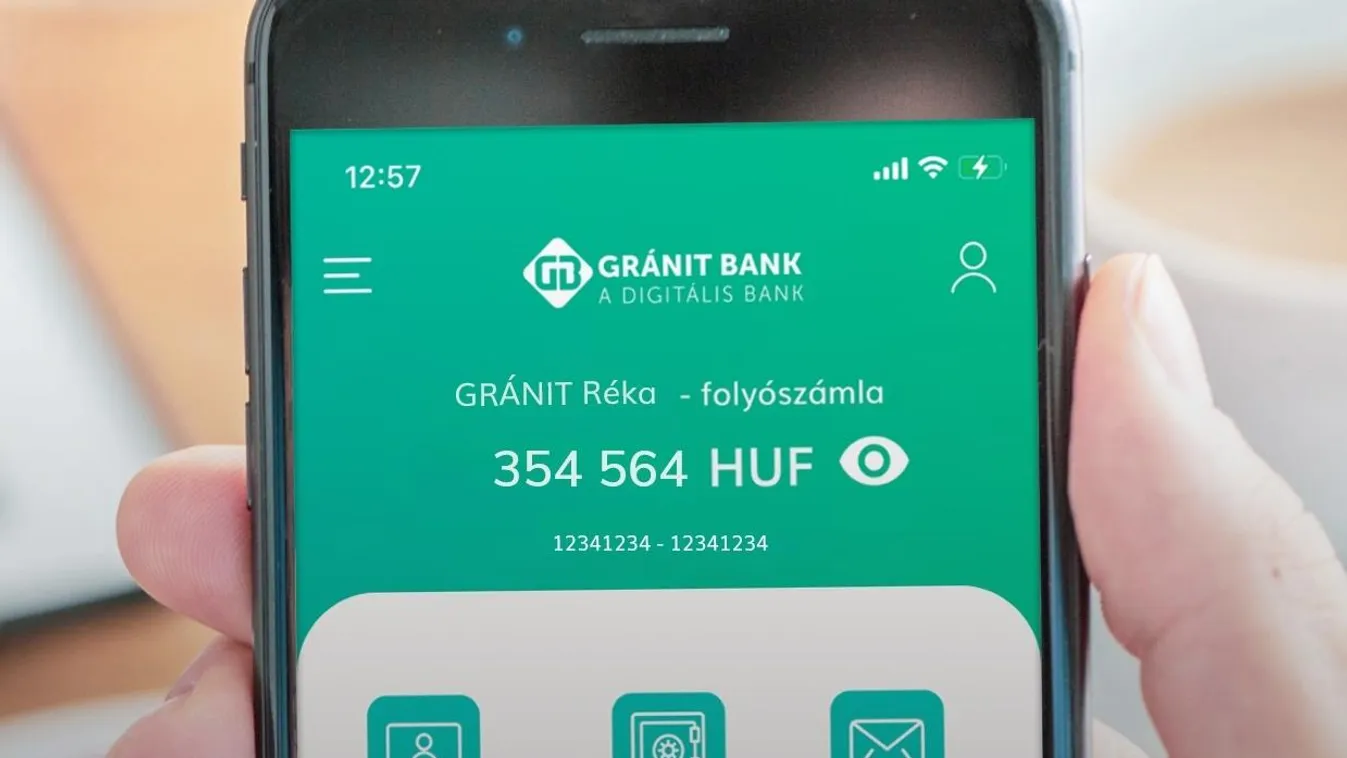 Gránit Bank, applikáció 