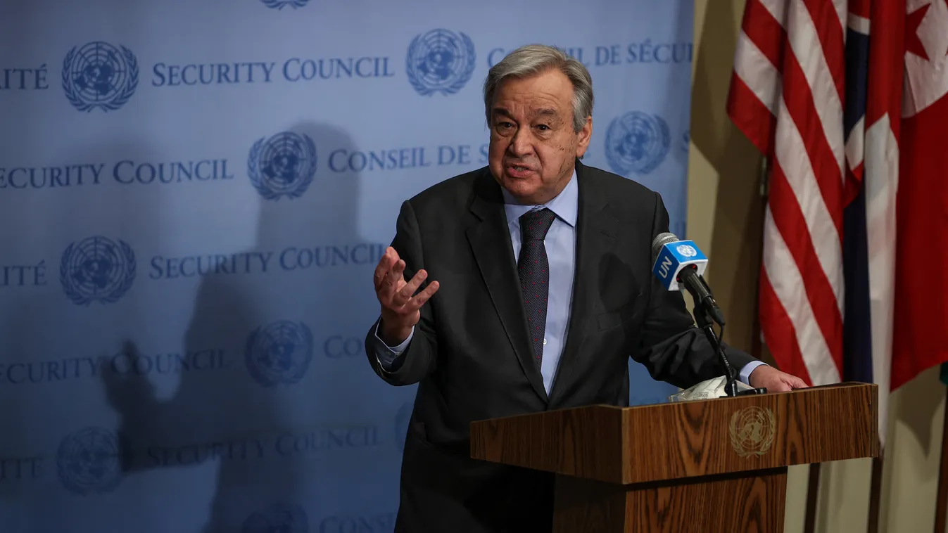 Secretary General of United Nations speaks on Syrian conflict Antonio Guterres,Secretary-General of the United Nations Antonio Horizontal 