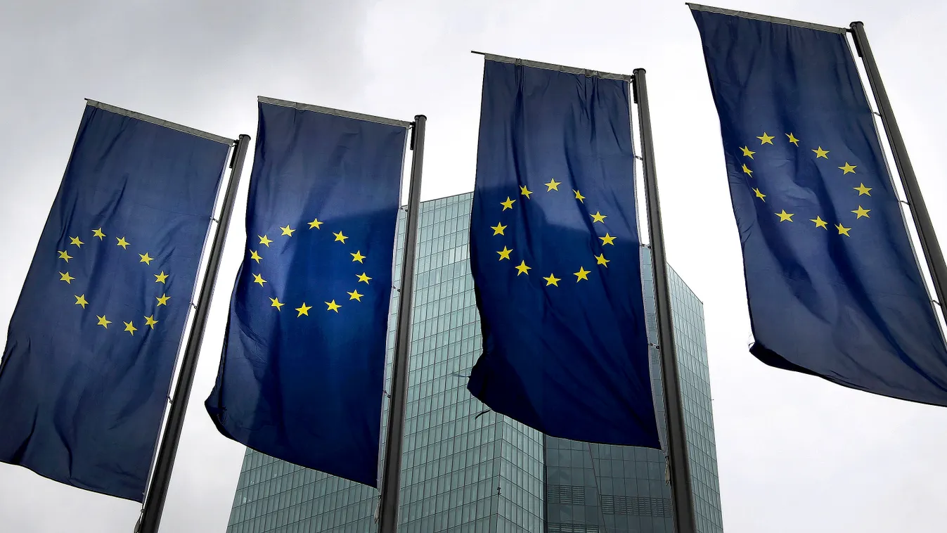 Európai Unió, zászló, Európai Központi Bank 
