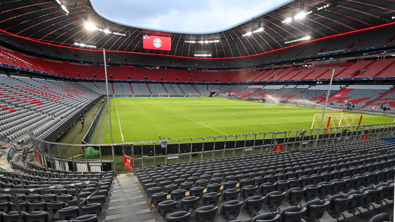 FC Bayern Munich - Paris Saint-Germain Sports soccer Sports site Venue Football stadium Interior Horizontal CHAMPIONS LEAGUE STADIUM INTERIOR VIEW 