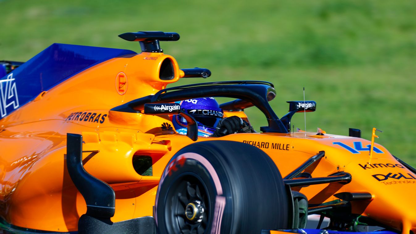 A Forma-1 előszezoni tesztje Barcelonában - 6. nap, Fernando Alonso, McLaren Racing, hiperlágy 
