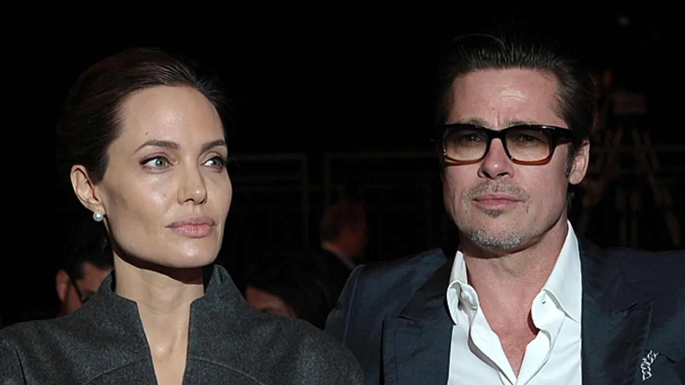Angelina Jolie és Brad Pitt egy júniusi konferencián 
