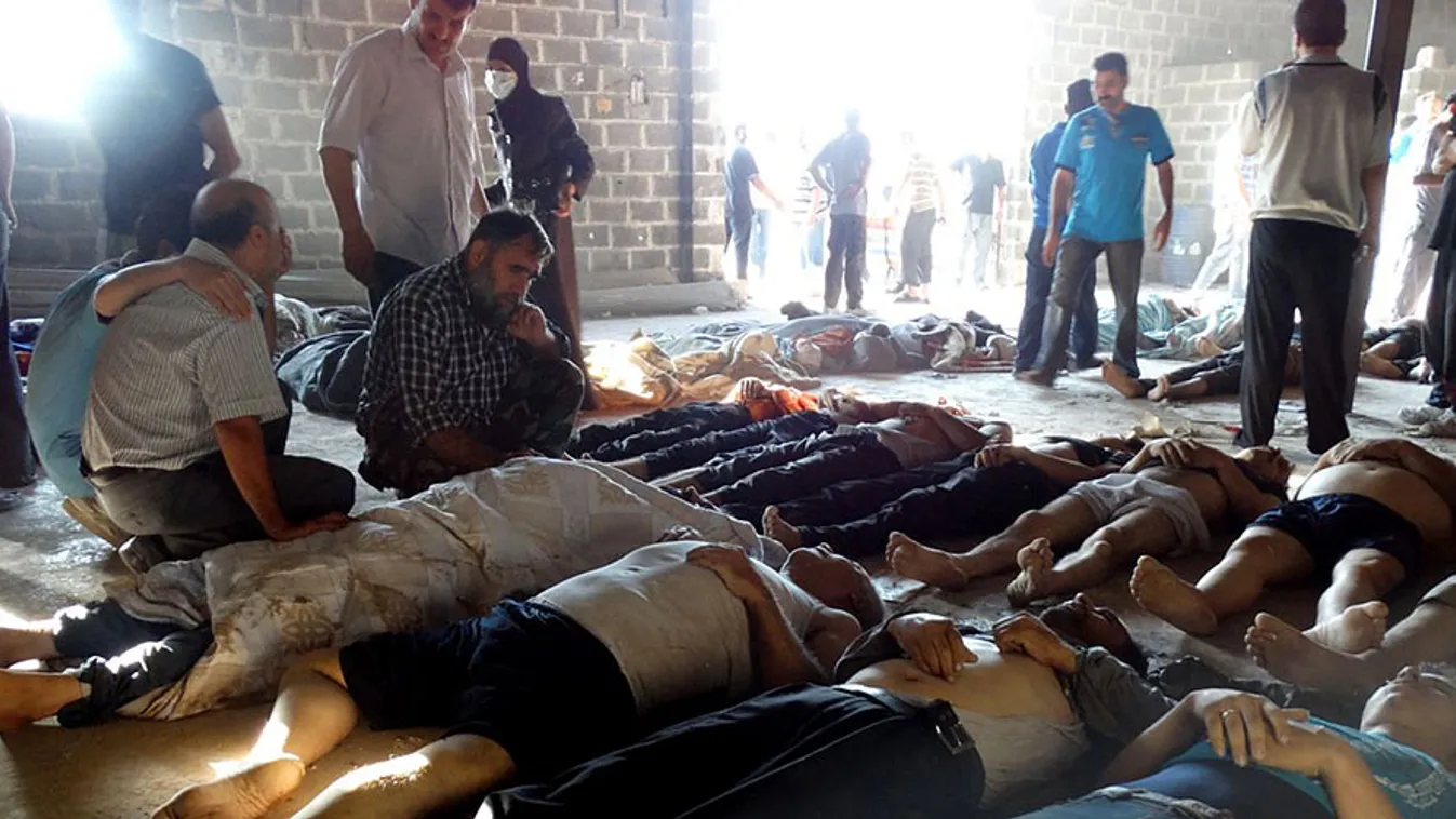 áldozatokat azonosítanak Damaszkuszban, ahol a szíriai kormányerők feltehetőleg vegyi fegyvert vetettek be