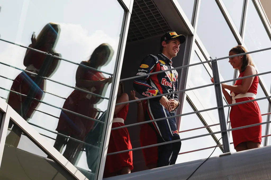 Forma-1, Sebastian Vettel, Olasz Nagydíj 2011, dobogó 