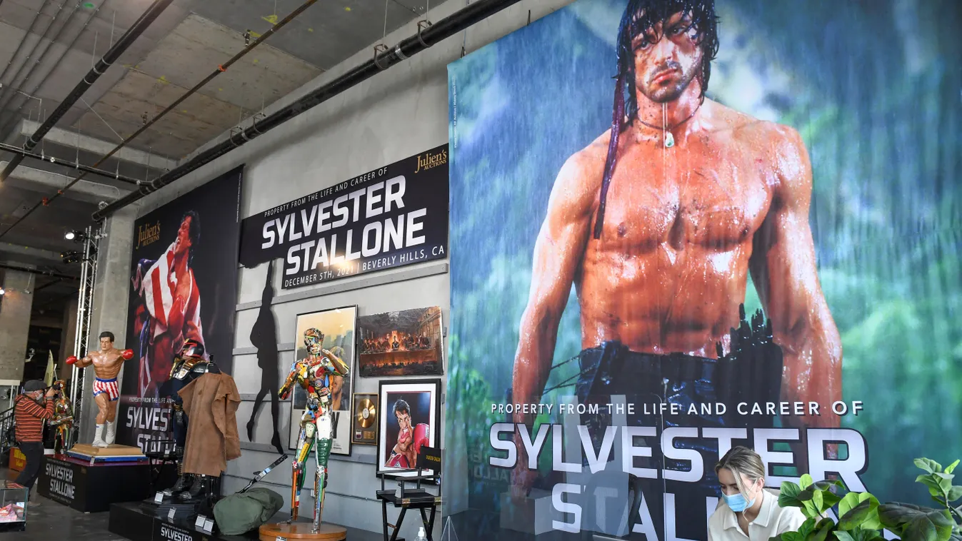 Icons and Idols aukció Sylvester Stallone filmes ereklyék 