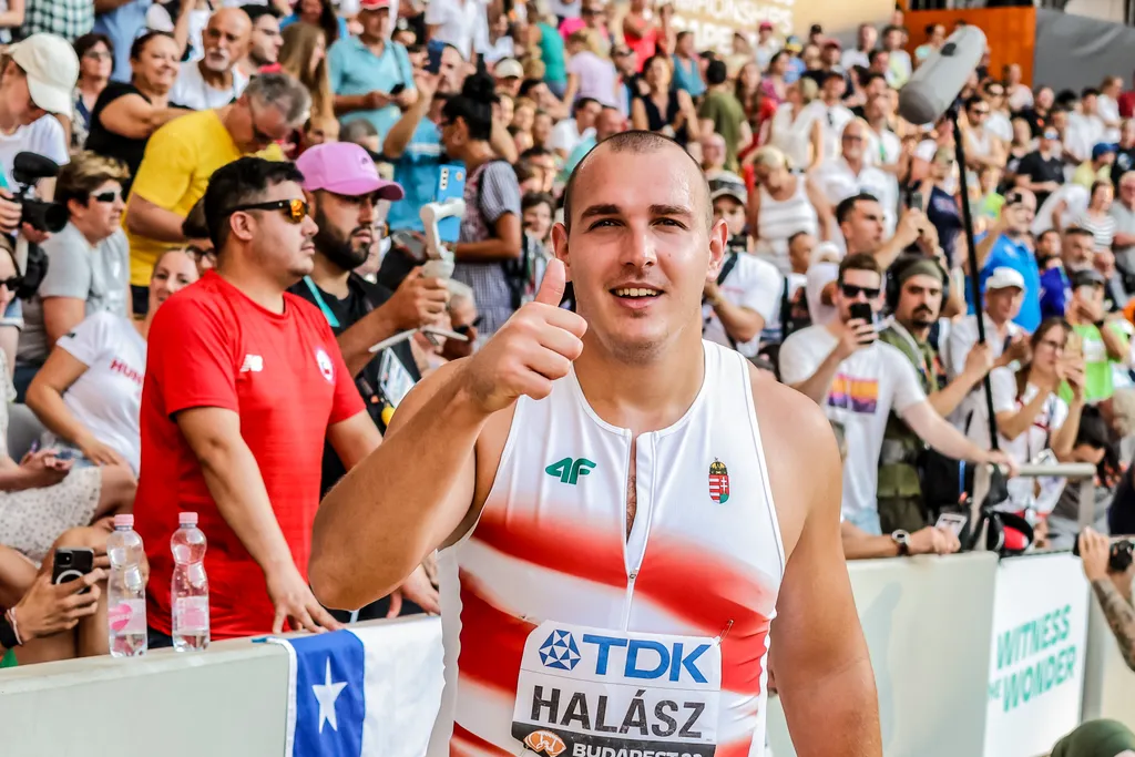 Atlétikai vb, Atlétikai Világbajnokság, World Athletics, Szabadtéri atlétikai világbajnokság, Budapest, 2023. 08. 20., férfi kalapácsvetés, döntő, Halász Bence 