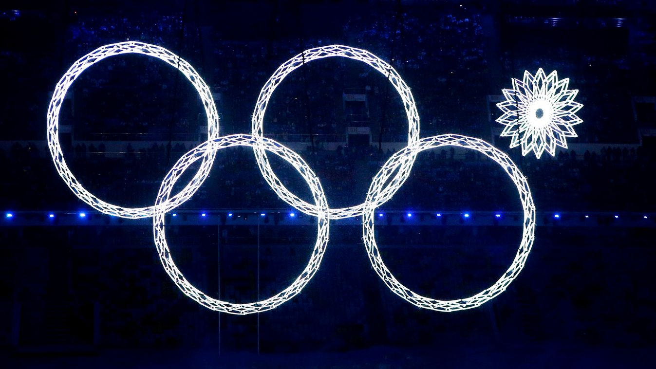 szocsi, téli olimpia, nyitó ünnepség, oroszország, olimpiai karika 