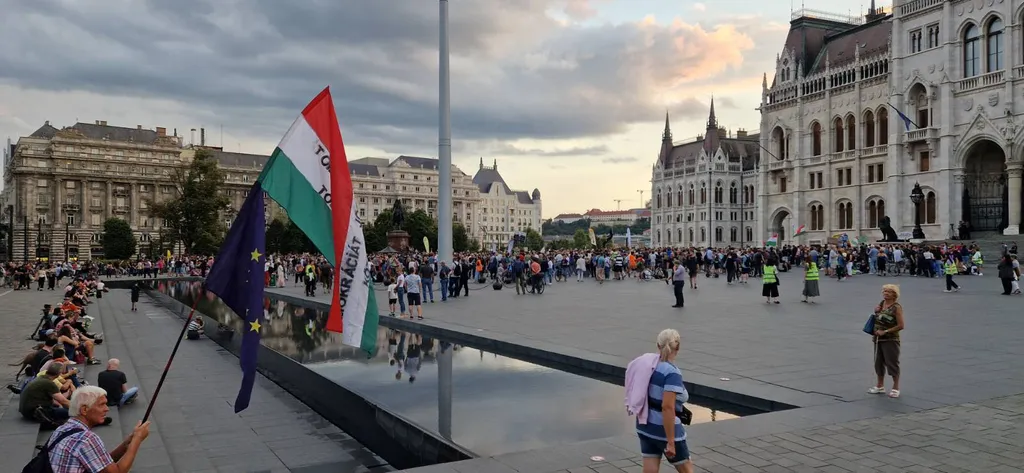 tüntetés, Budapest, 2023.09.15. oktatás, tanulás, tanítás, tanító, diák, tanár 