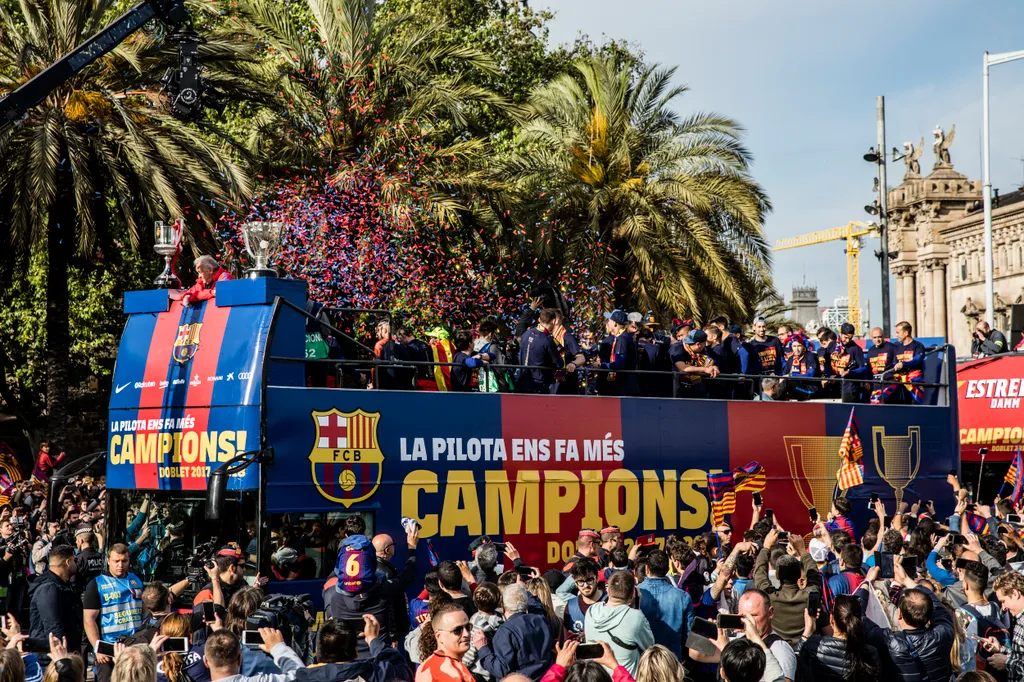 FC Barcelona bajnokság ünnep 