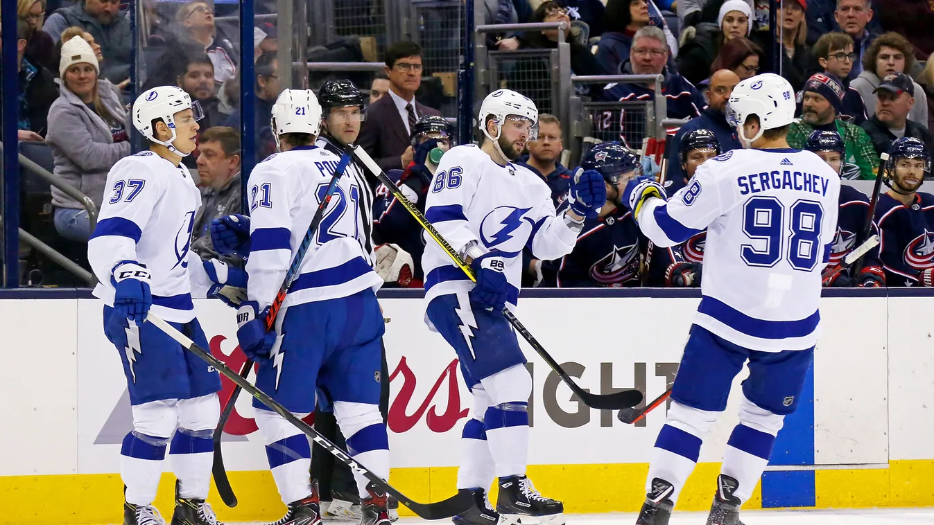 Tampa Bay Lightning v Columbus Blue Jackets GettyImageRank2 hockey SPORT ICE HOCKEY national hockey league sports athelete nhl 