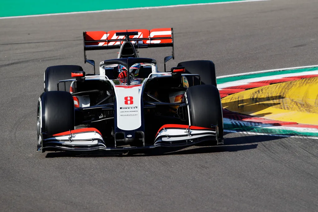 Forma-1, Emilia Romagna Nagydíj, szombat, Romain Grosjean, Haas 