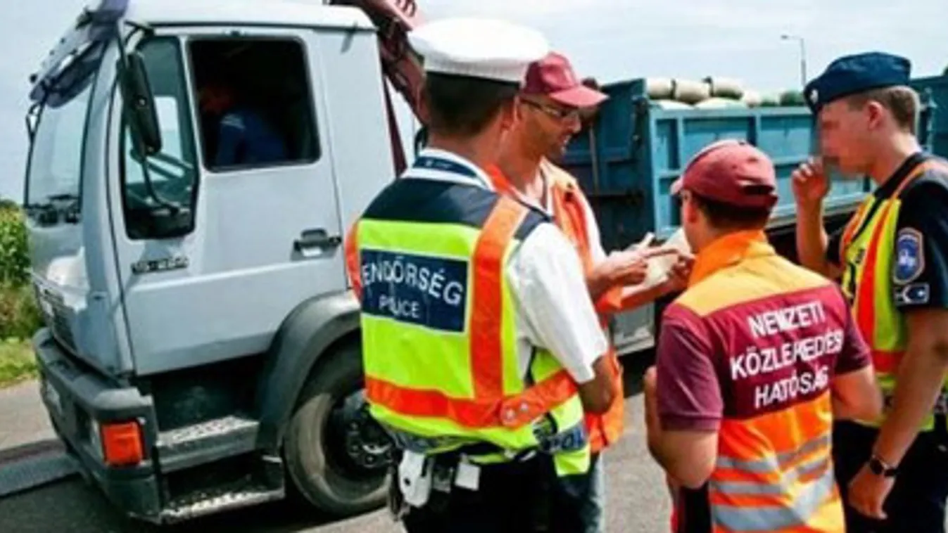 teherautó razzia 