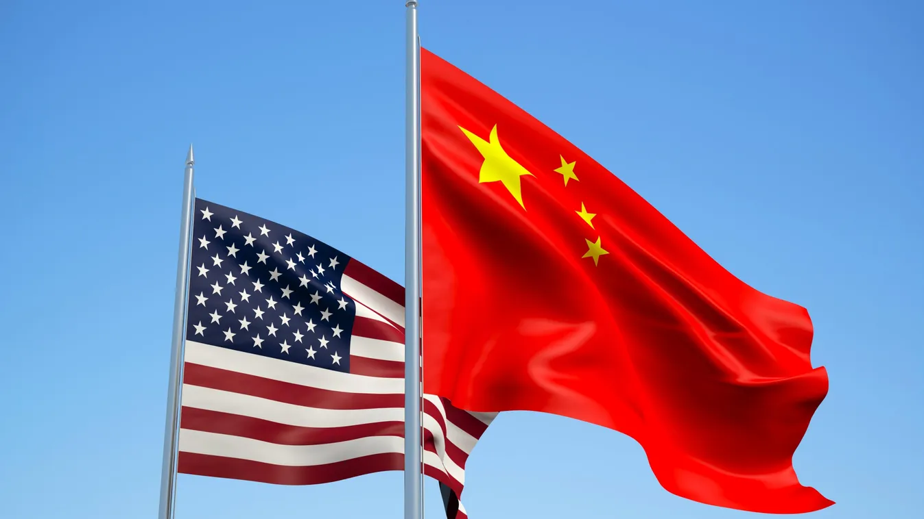 China USA american chinese flag zászló amerikai kínai 