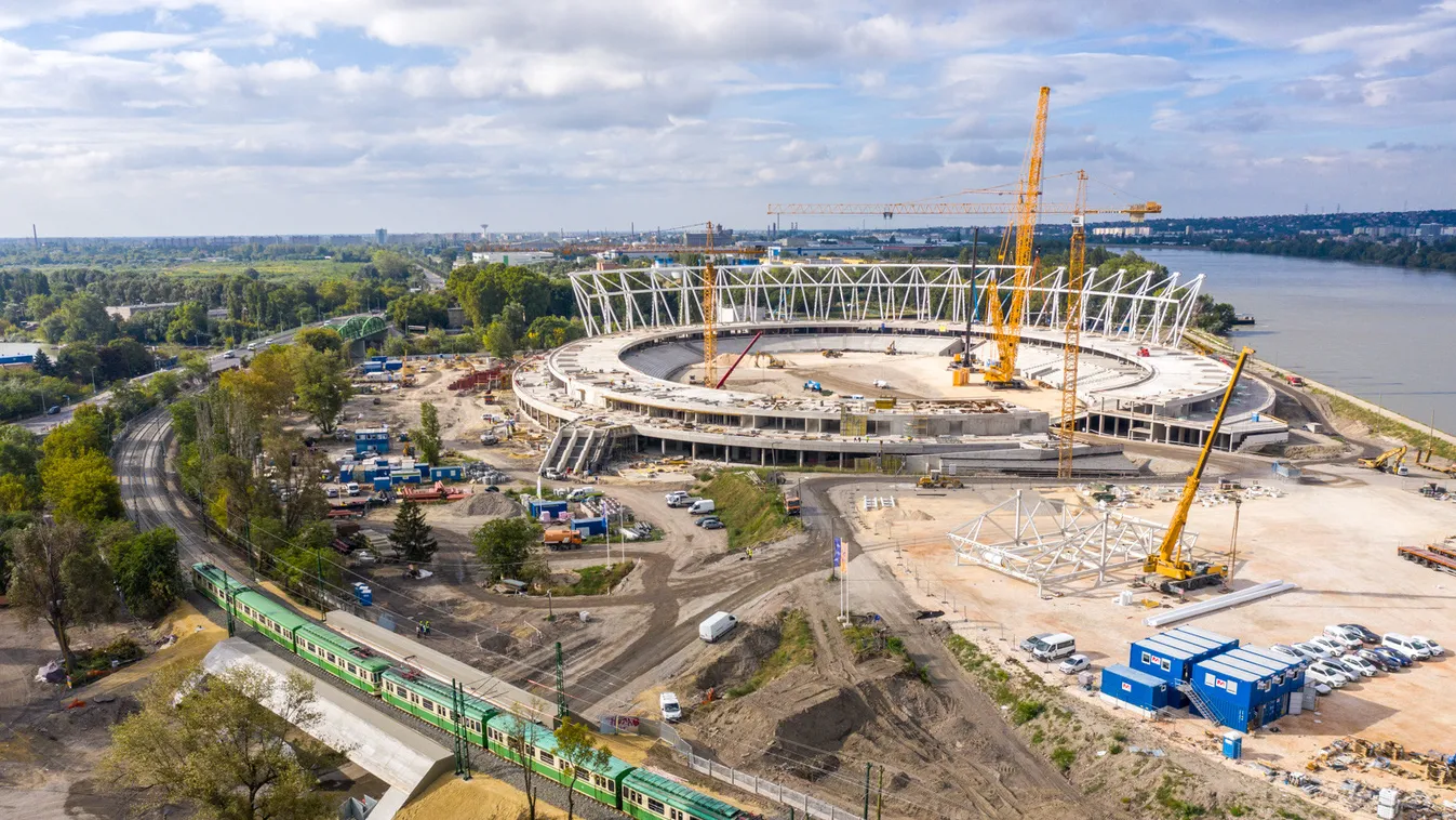 Újabb mérföldkőhöz érkezett a Nemzeti Atlétikai Stadion építése, 2021 