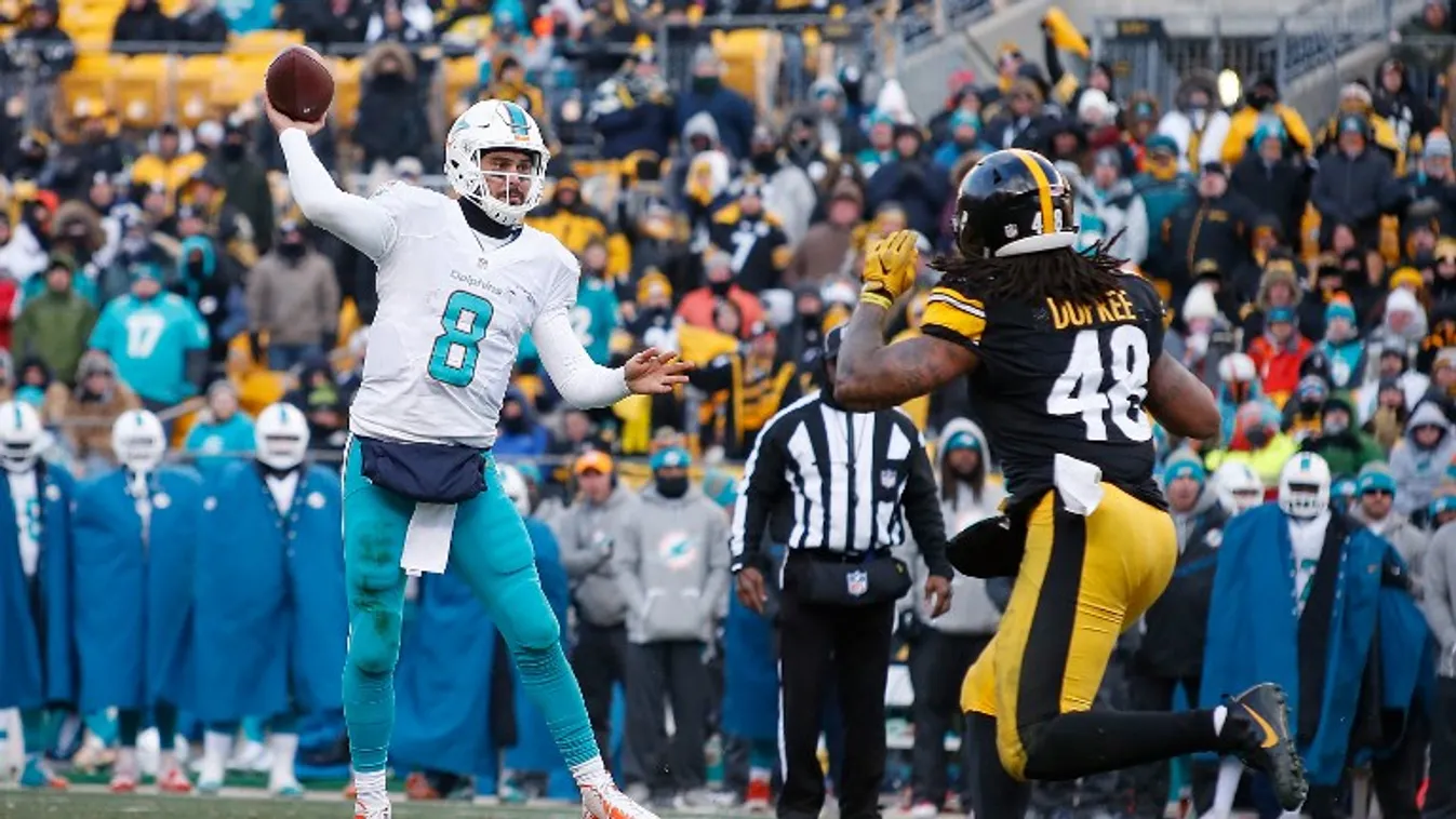 Wild Card Round - Miami Dolphins v Pittsburgh Steelers GettyImageRank2 AFC East AFC North AFC Wild Card AMERICAN FOOTBALL Dolphins Miami Dolphins NFL Pittsburgh Steelers SPORT Steelers 