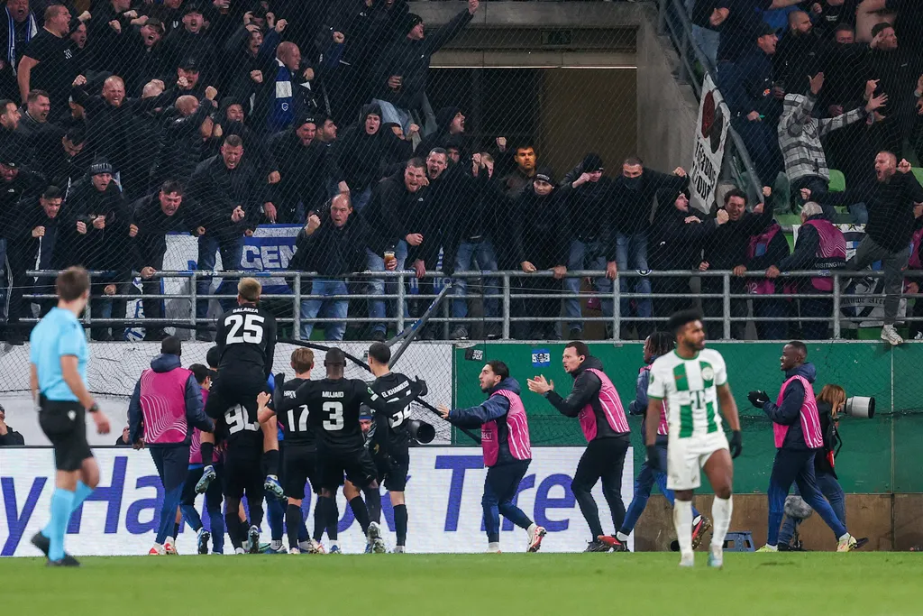 Konferencia Liga, Ferencváros - Genk, Ferencváros, Fradi, Genk, KRC Genk, FTC, labdarúgás, mérkőzés. Groupama Aréna, Budapest, EKL 