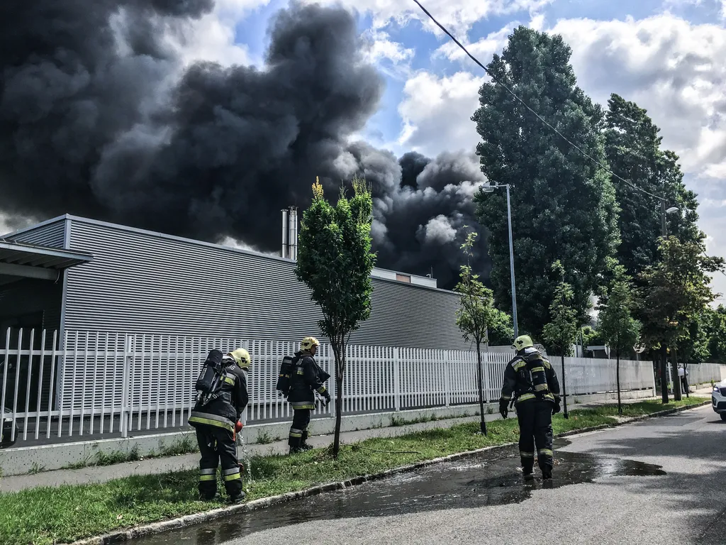 Tűz a 13. kerületben, Frangepán utca 