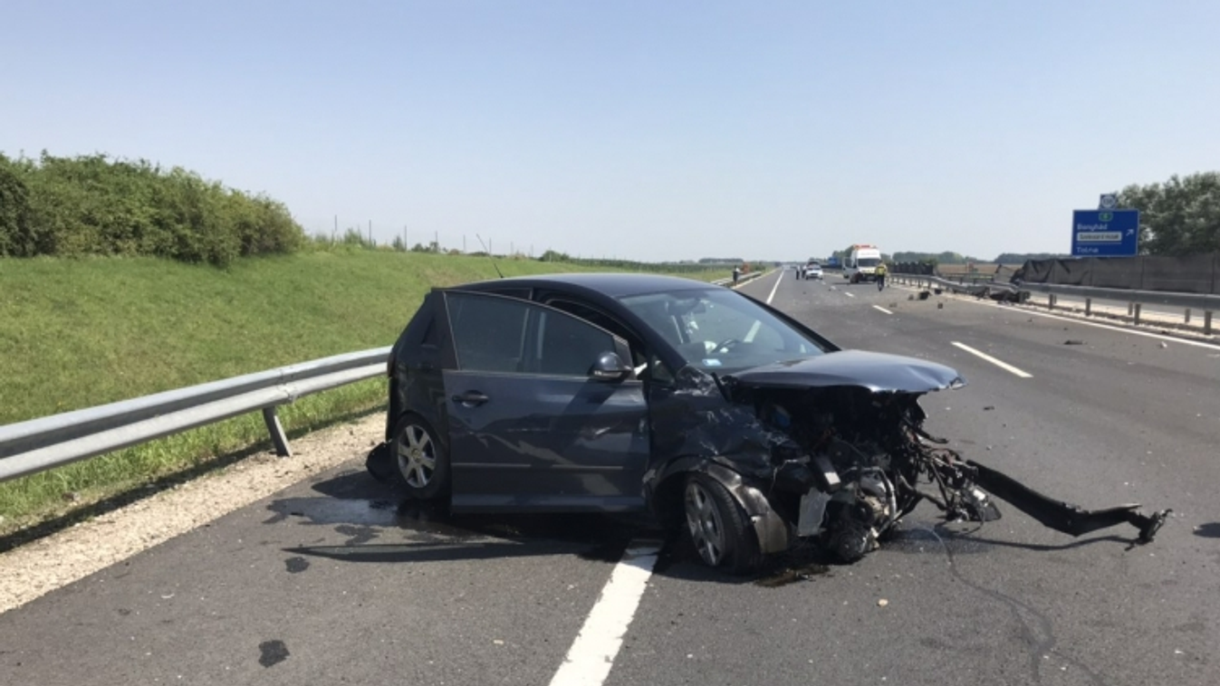 autó, M6-os autópálya, baleset 