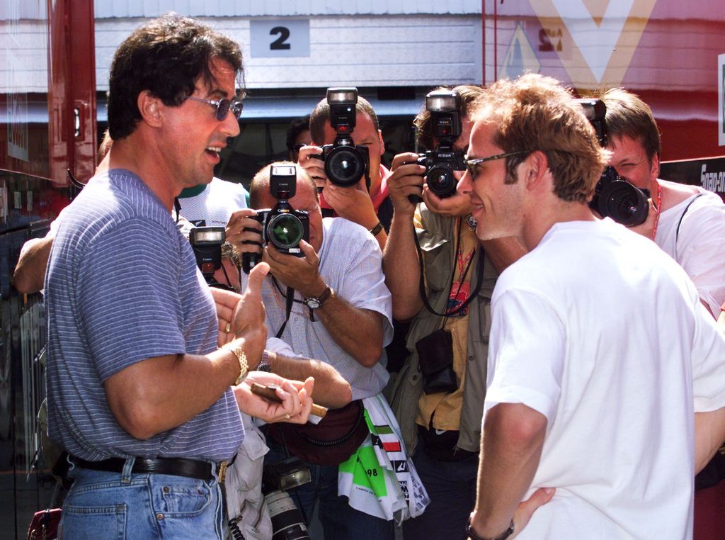 Forma-1, Sylvester Stallone, Jacques Villeneuve, Williams-Mecachrome, Magyar Nagydíj 1998 