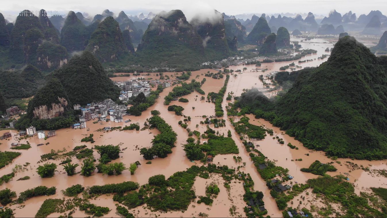 árvíz Kína Jangsuo megye 