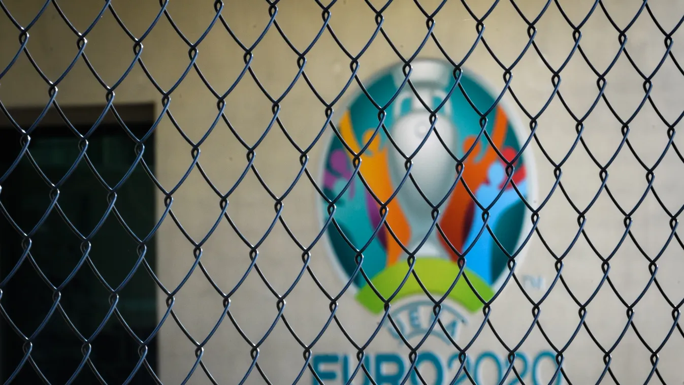 fbl Horizontal TOPSHOTS LOGO EUROPEAN CHAMPIONSHIP FOOTBALL WIRE NETTING 