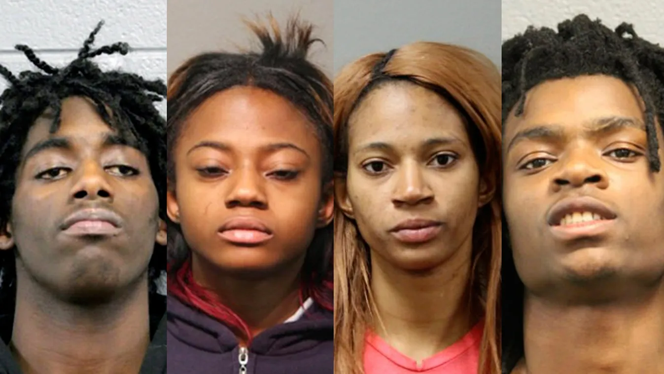 chicagói rendőrség által közreadott kép Az Illinois állambeli Carpentersville-ben négy 18 éves afroamerikai fiatal,megkötözött és megkínzott egy szellemileg visszamaradott fehér fiatalembert Chicagó, facebook 