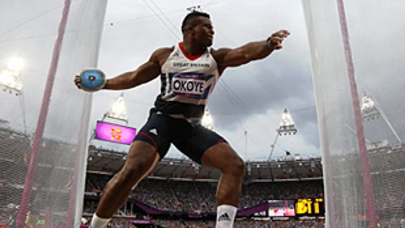 Lawrence Okoye brit diszkoszvető, olimpia 2012, NFL-es lesz