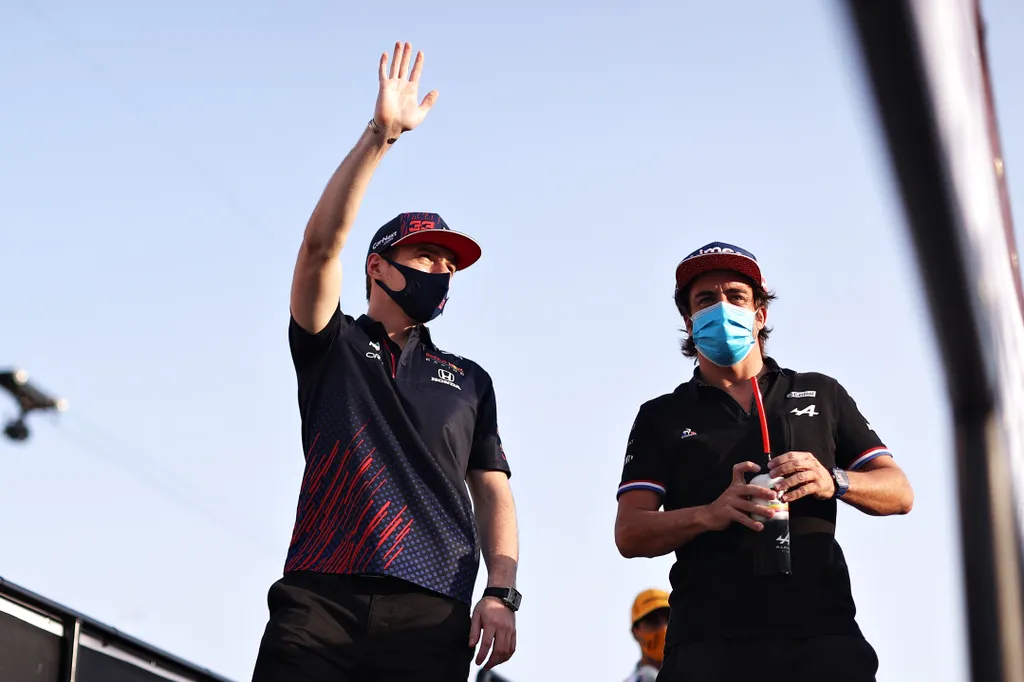 Forma-1, Katari Nagydíj, Max Verstappen, Fernando Alonso 