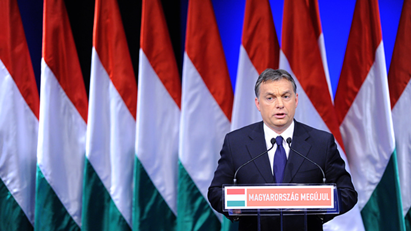 Orbán Viktor évértékelője a Millenáris parkban 2012.02.07-én 