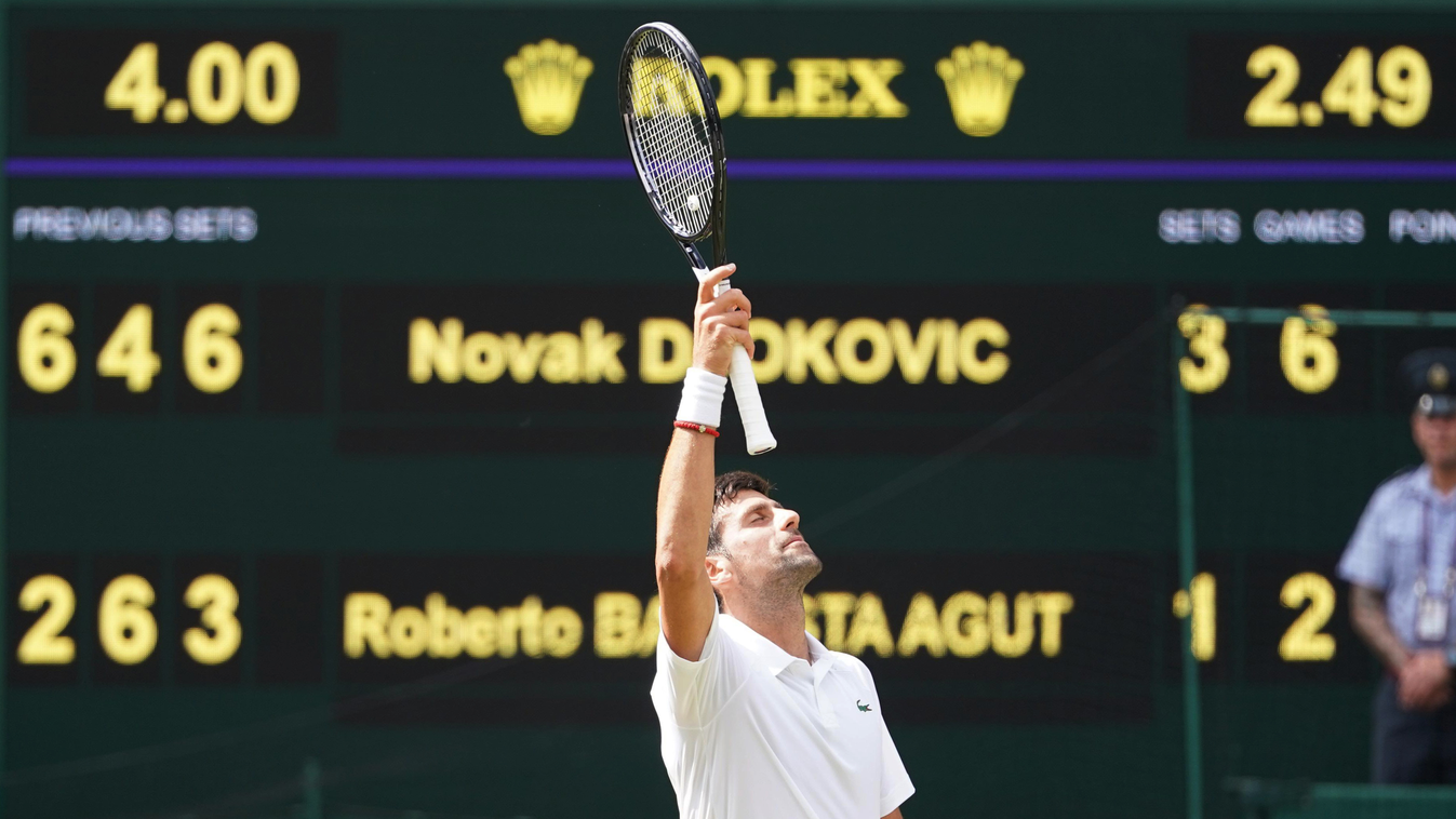 Wimbledon Tennis / Novak Djokovic / gentlemen’s semi-finals Sports TENNIS Grand Slam GRASS TOURNAMENT S SPO 