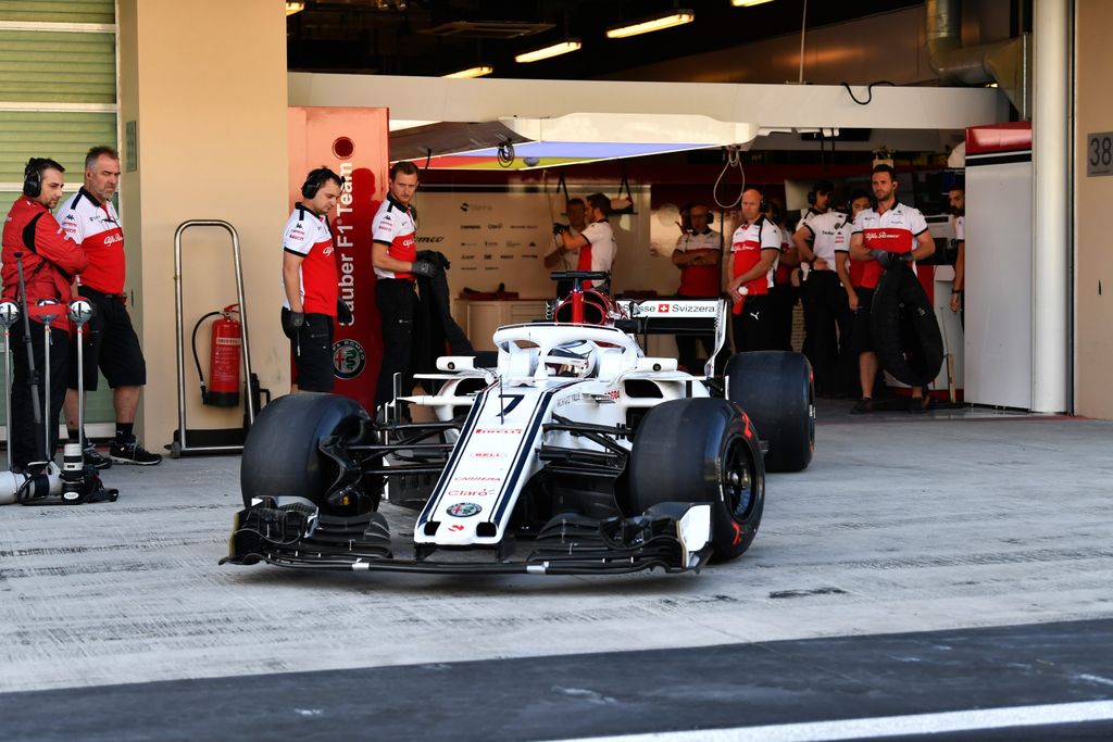 Forma-1, Kimi Räikkönen, Alfa Romeo Sauber, Abu-dzabi teszt 