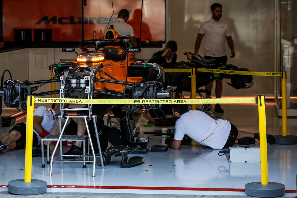 Előkészületek a Forma-1-es Belga Nagydíjra, McLaren Racing 