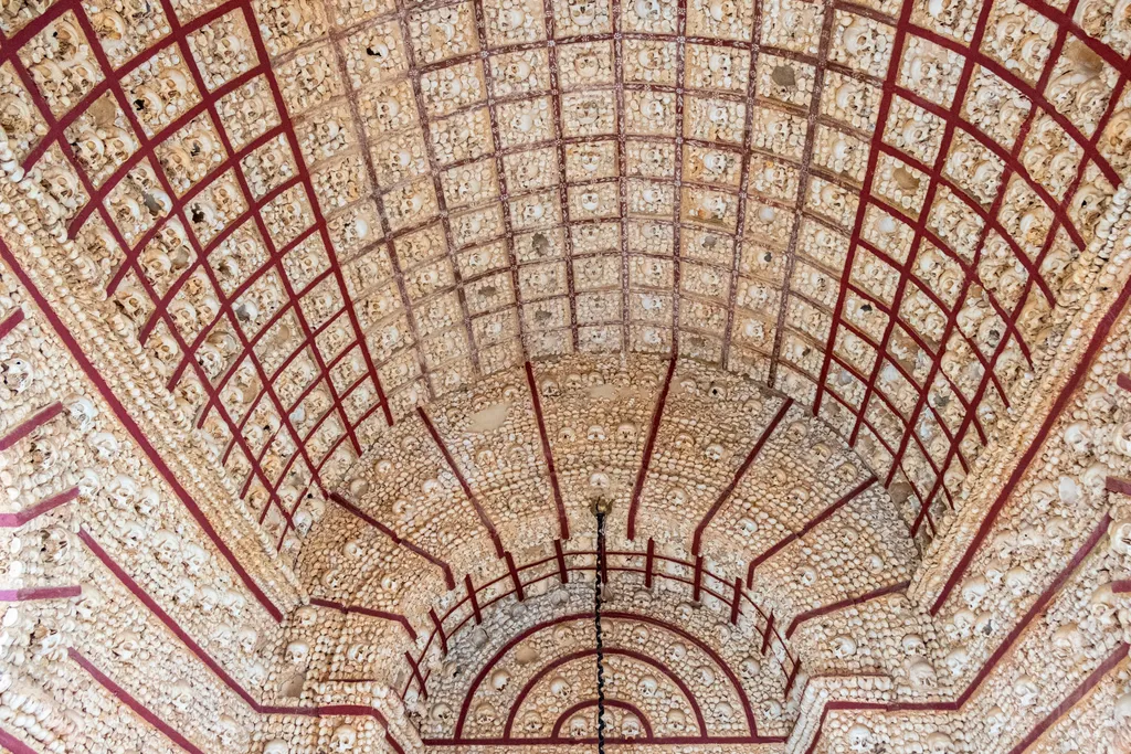 Capela dos Ossos, Evora, EVóra, Portugália, portugál, kápolna, csontkápolna, hátborzongató, Chapel of Bones 