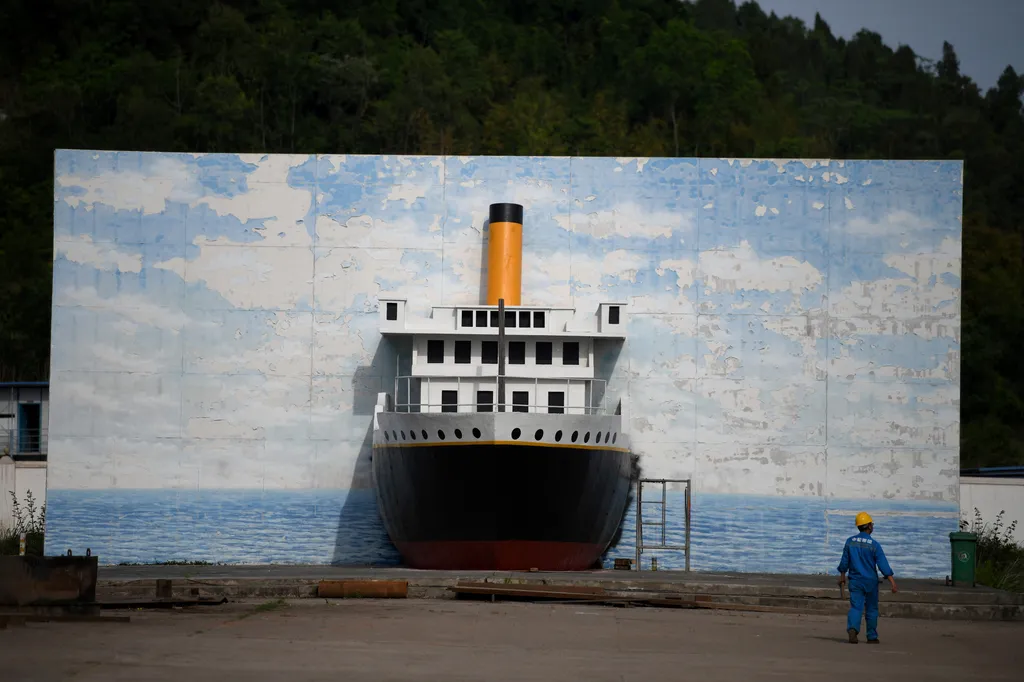 Hatalmas Titanic másolatot készítenek Kínában galéria 