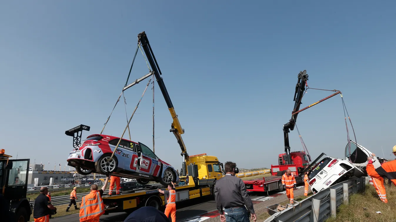 AUTO - WTCR  ZANDVOORT  2018 hollande auto championnat du monde circuit course europe fia motorsport tourisme wtcr cup holland 05 MICHELISZ Norbert, (hun), Hyundai i30 N TCR team BRC Racing, action48 MULLER Yvan, (fra), Hyundai i30 N TCR team Yvan Muller 