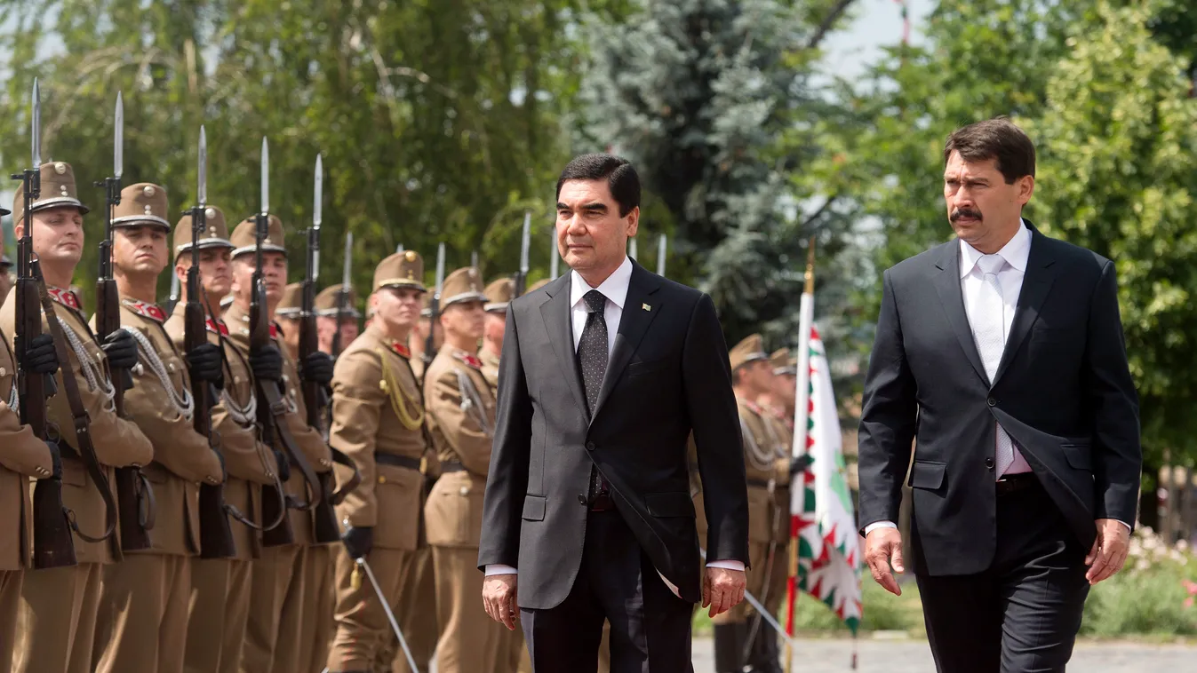 Áder János, Gurbanguly Berdimukhammedow, türkmén elnök, türkmén államfő, türkmén államfő látogatása, köztársasági elnök 