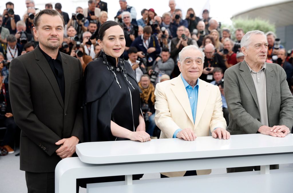 DE NIRO, Robert; SCORSESE, Martin; DiCAPRIO, Leonardo, Cannes-i filmfesztivál, Cannes, Franciaország, 2023. 05. 21. 