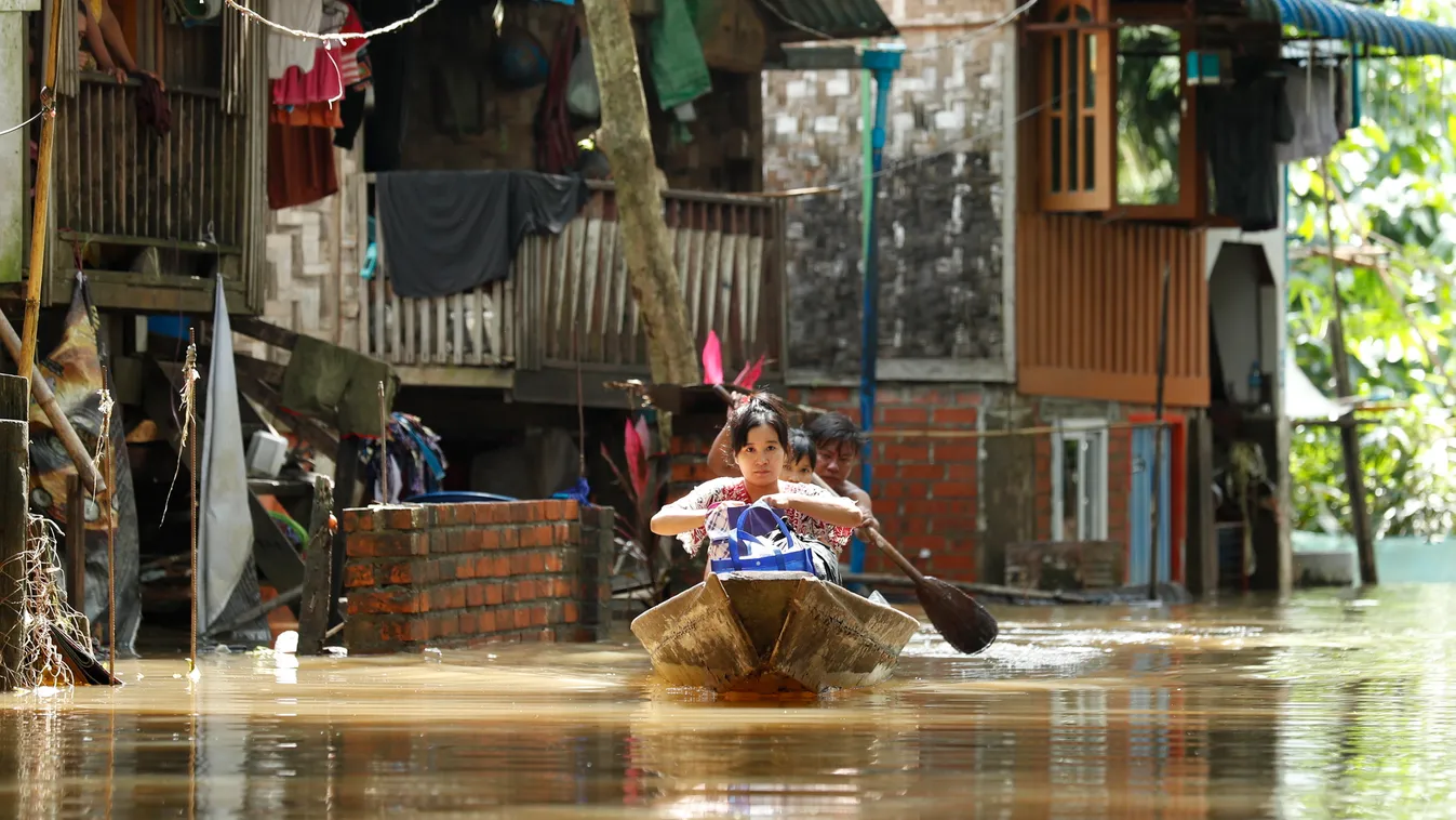 Hatalmas árvíz pusztít Mianmarban, többen meghaltak, tízezreket evakuáltak, galéria, 2023 